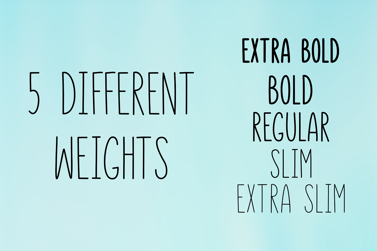 Aqualine | a handwritten font, a Sans Serif Font by Design av MAD (Photo 3 of 7)