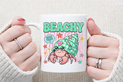 Beachy Cute Hermit Crab PNG, an Illustration by Sublimation Artist (Thumbnail 7 of 9)