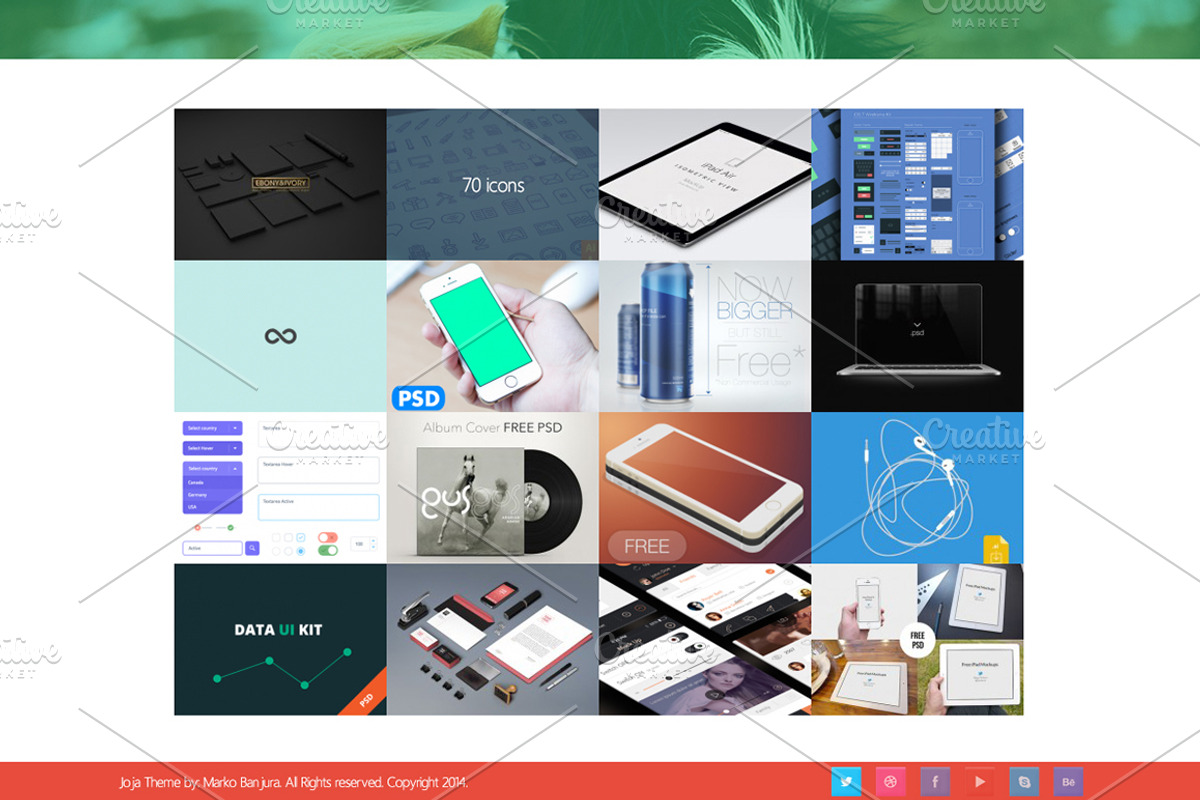 Jojka - Portfolio Web Design - PSD, a Websites & App Template by Marko Banovic (Photo 4 of 4)