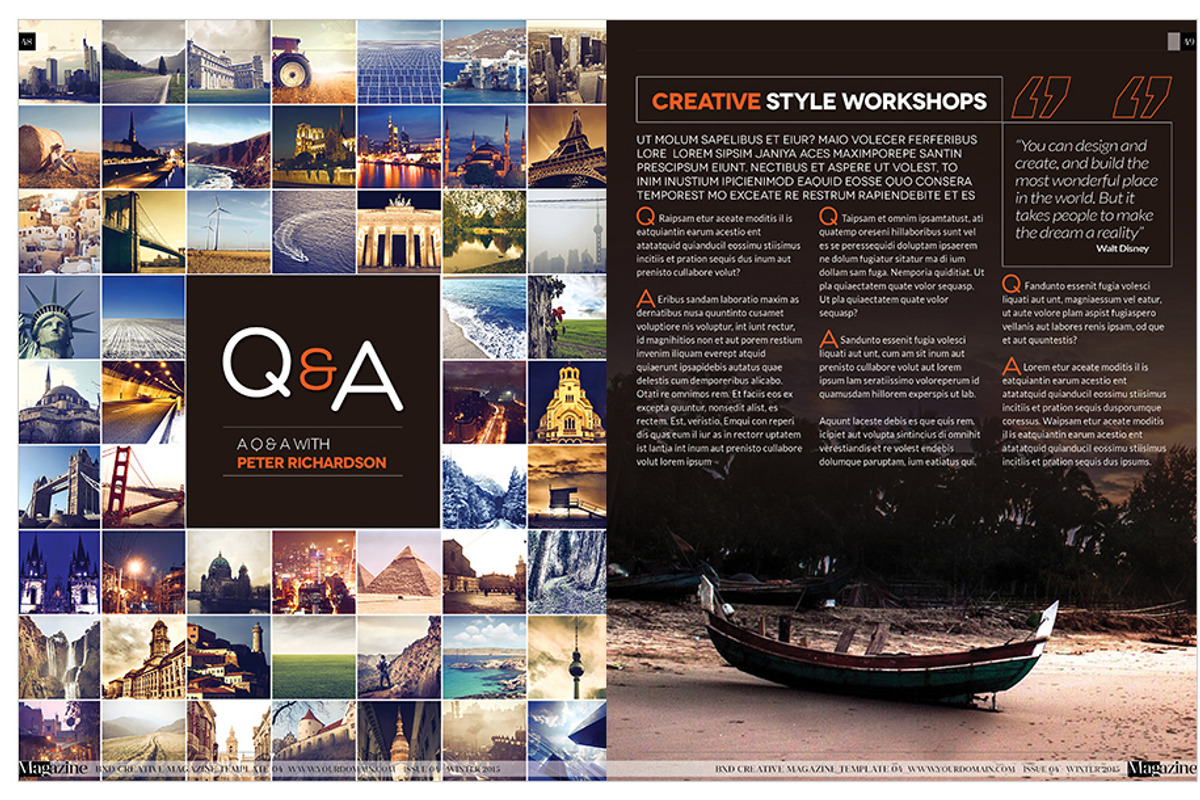 Magazine Template InDesign 04, a Magazine Template by Love Graphic Design (Photo 33 of 34)