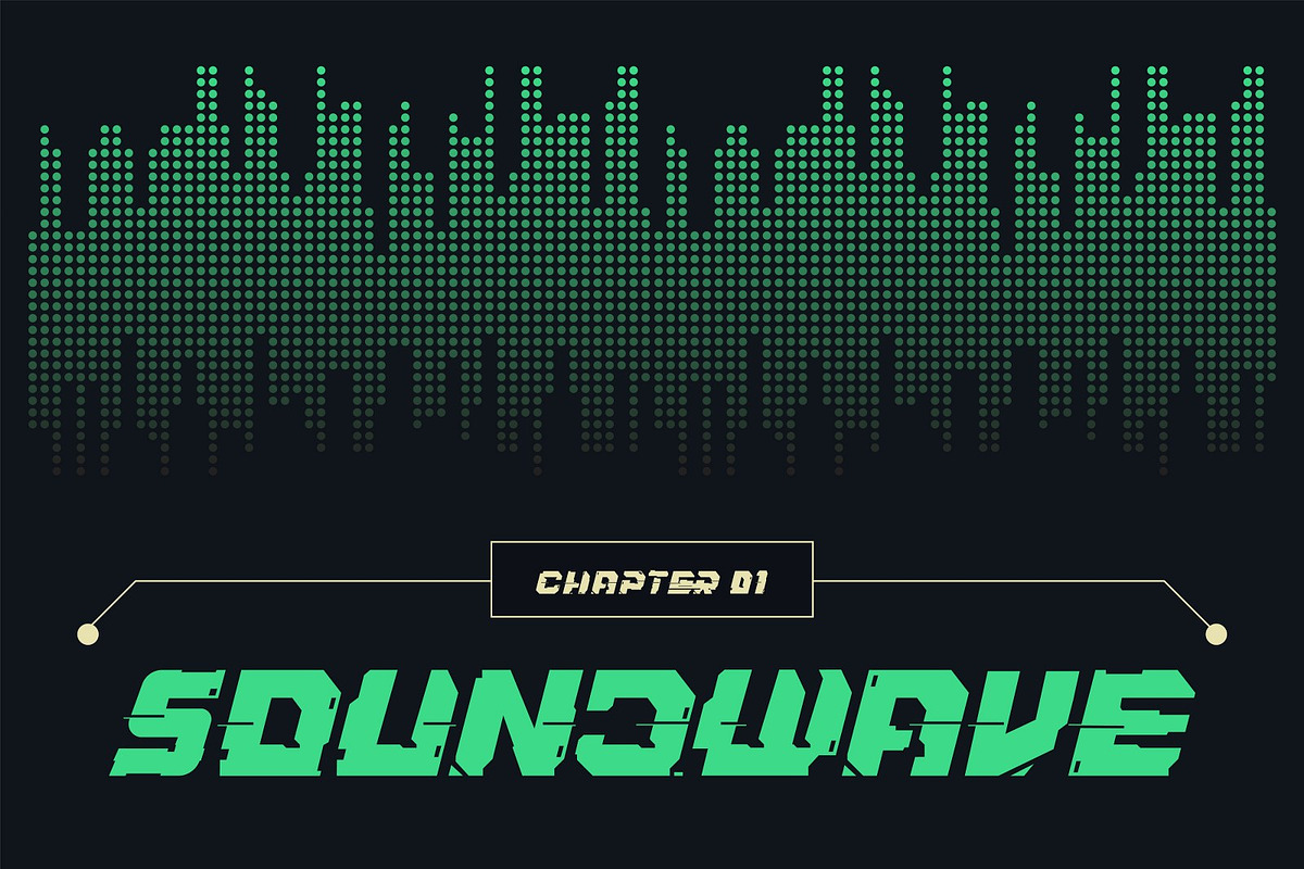 Cybergrose - Cyberpunk Display Font, a Sans Serif Font by Annora Studio (Photo 4 of 17)