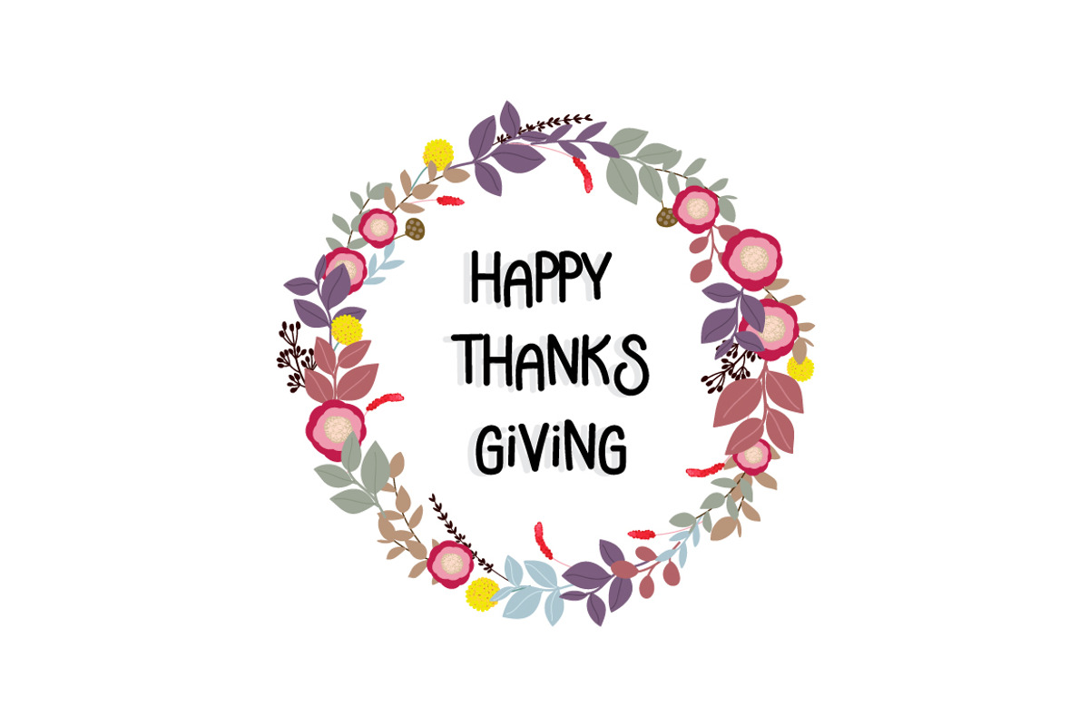Fall / Autumn & Give Thanks Flower, a Decorative Illustration by MooBeer (Photo 3 of 11)