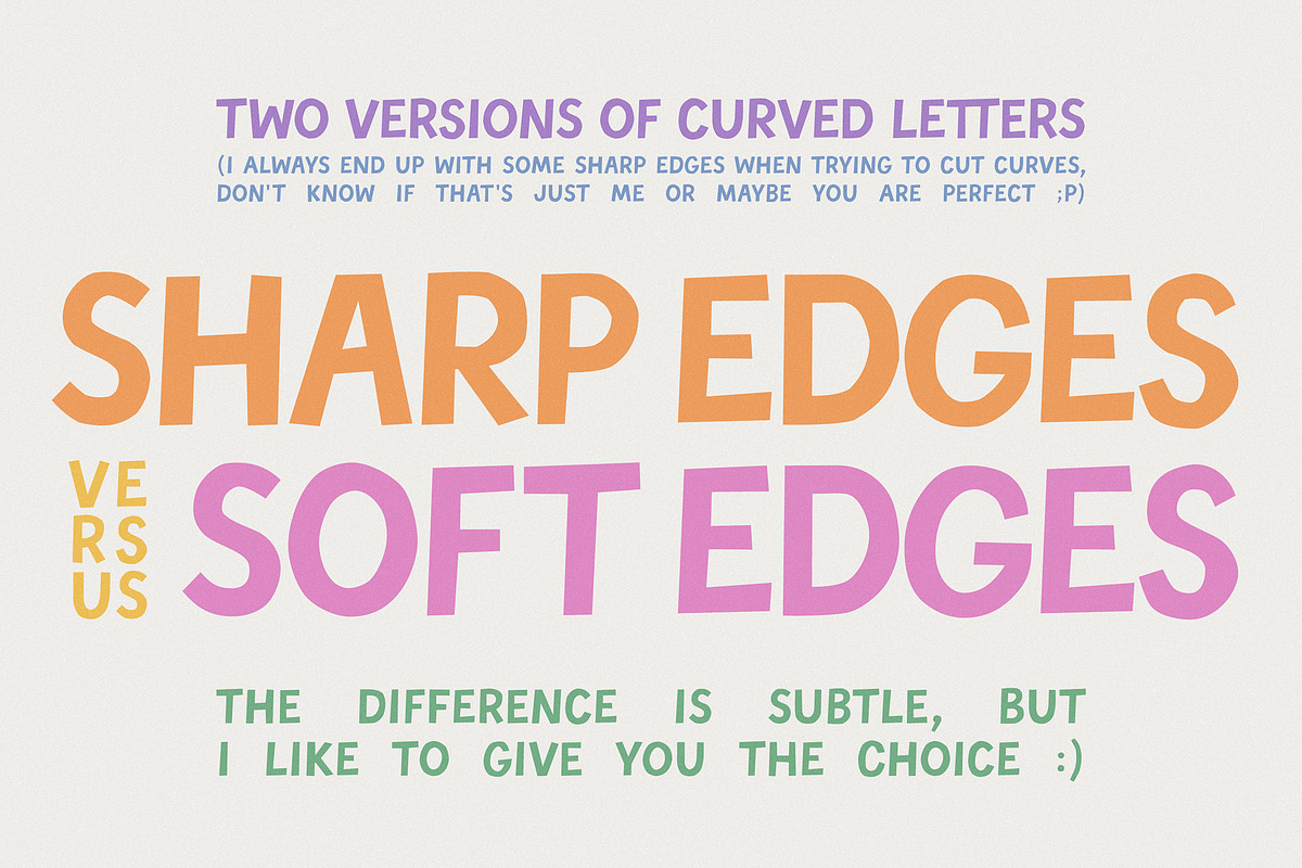 Crafty Cookie handmade cutout font, a Handwritten Font by Minna Kaario (Photo 5 of 12)