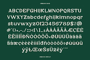 Urbanix Serif Font, a Serif Font by merakistd (Thumbnail 13 of 14)