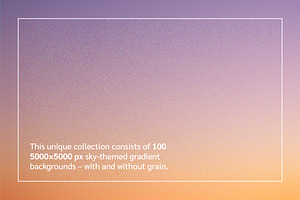 Sky 100 Gradient Backgrounds