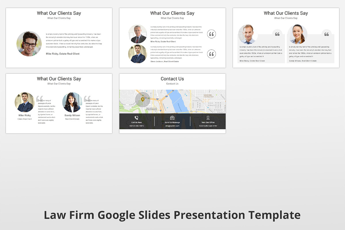 Law Firm Google Slides Template, a Presentation Template by GraphicStan (Photo 8 of 8)