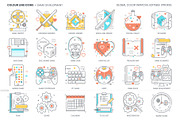 Color line icons, an Outline Icon by Howcolour (Thumbnail 13 of 32)