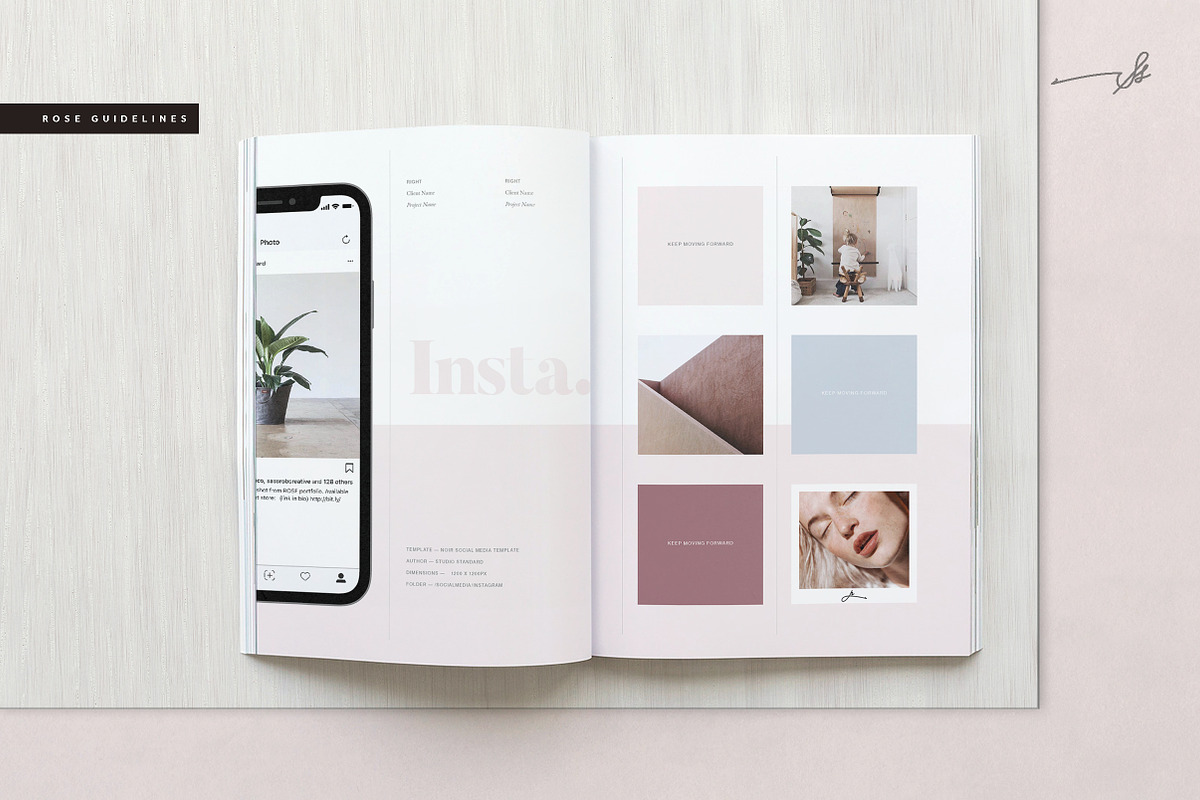 ROSE — Brand Guidelines, a Brochure Template by Studio Standard (Photo 6 of 16)