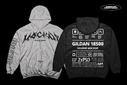 Hoodie Mockup - Gildan 18500, a Hoody Mockup by FLYERWRK (Thumbnail 10 of 11)