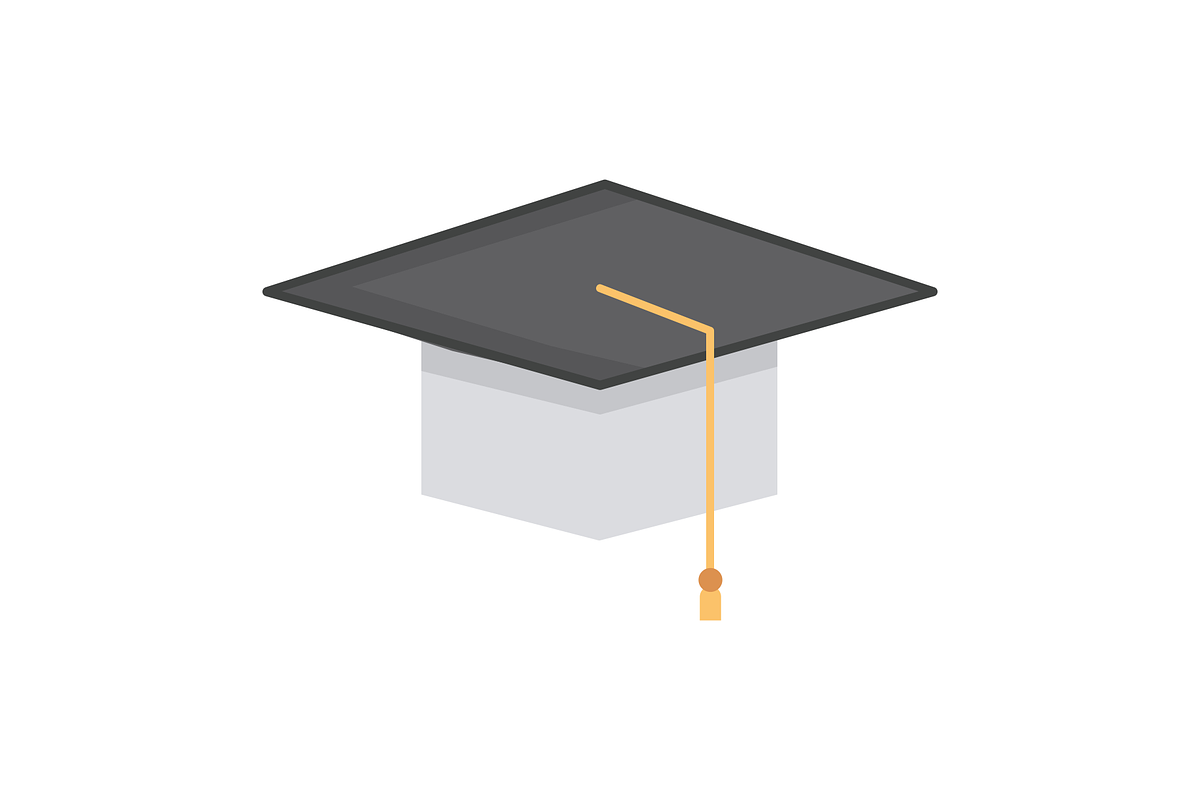 Graduation Hat Illustration Icon, an Icon by Pexelpy (Photo 2 of 2)