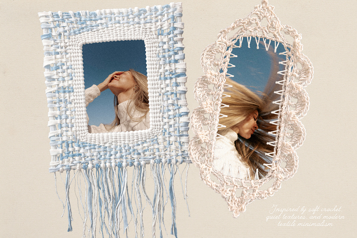 Held by Threads: Lace Crochet Frames, an Object Graphic by Lidberia (Photo 5 of 9)