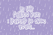Purple Rain ~ Jolly Display Font, a Font by Orenari (Thumbnail 5 of 8)