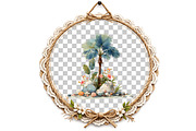 Watercolor Summer Clipart, an Illustration by DreamArtGraphic (Thumbnail 6 of 8)