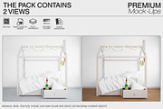Kids Room and Bedding Mockups, a Product Mockup by mock-ups (Thumbnail 2 of 16)