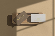 Martha || Business Card Mockup, a Product Mockup by JafarNation (Thumbnail 3 of 6)