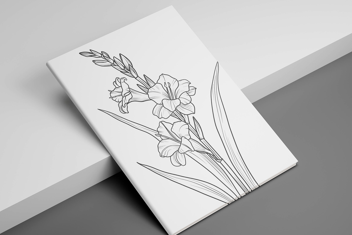 Wild Flowers Coloring Page, a Graphic by Forhadx5 (Photo 10 of 15)