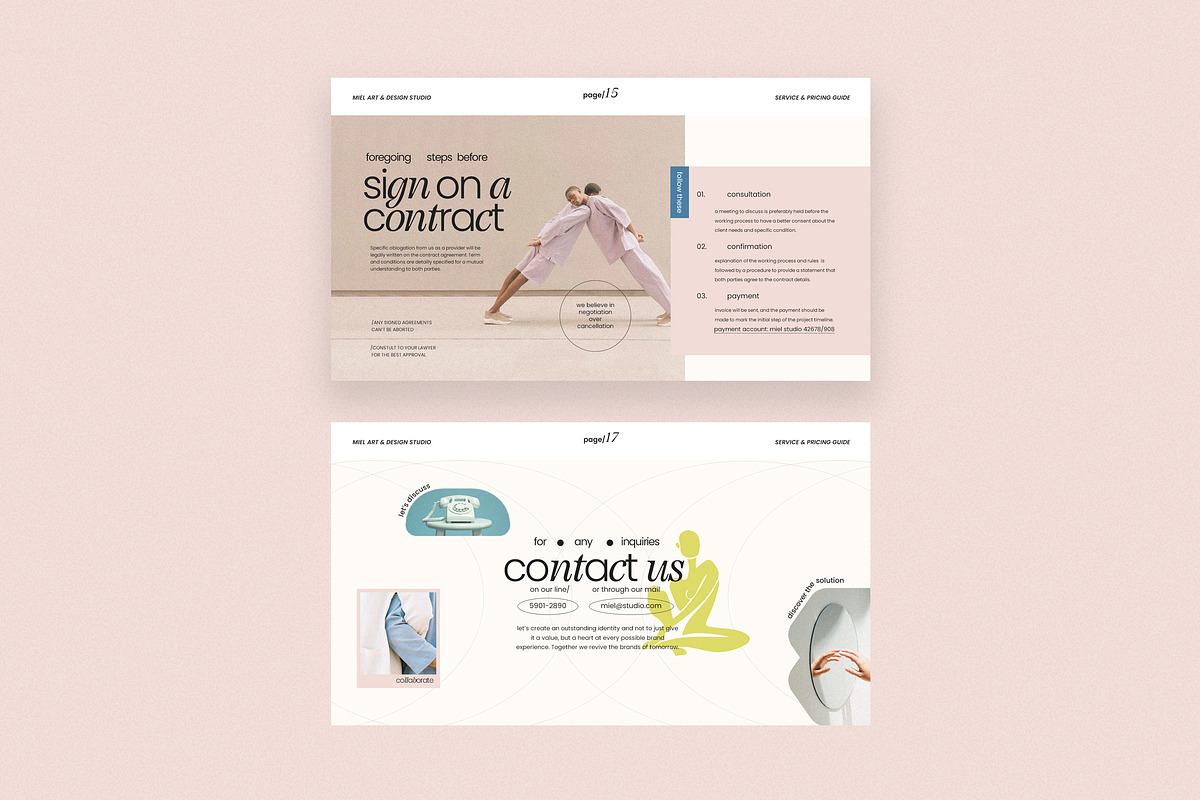 MIEL / Services and Pricing Guide, a Presentation Template by Eviory (Photo 9 of 10)