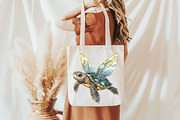 Fantasy Cute Sea Creature Animals, an Illustration by Pixels.Craft (Thumbnail 6 of 7)