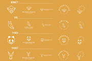116 Geometric Animal Logos -30%, a Branding & Logo Template by VP Fonts (Thumbnail 9 of 11)