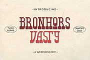 Bronhors Vasty - Western, a Serif Font by VUNIRA (Thumbnail 6 of 6)