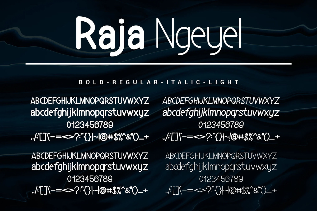 RajaNgeyel, a Handwritten Font by Auliacreative (Photo 1 of 4)
