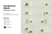 Hardcover Book Mockup 11 View, a Books & Magazine Mockup by Runend (Thumbnail 1 of 14)
