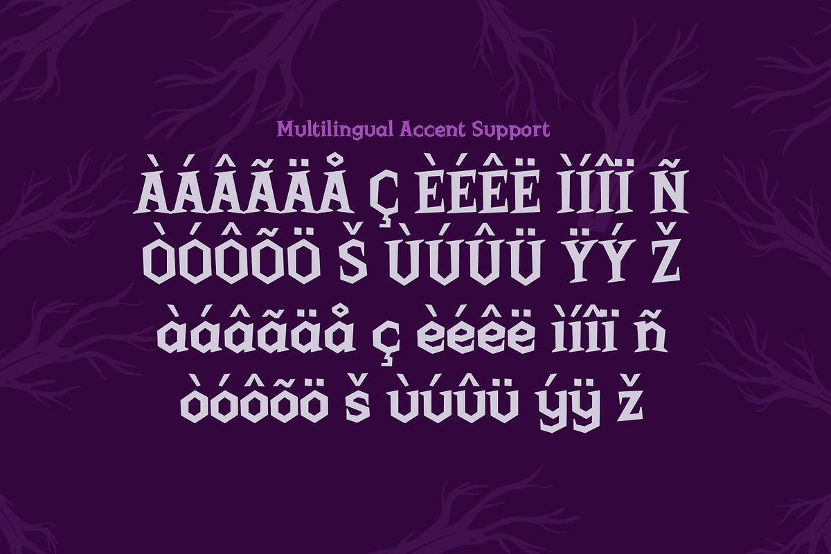 Sporken - Halloween Gothic Font, a Serif Font by Drizy (Photo 9 of 10)