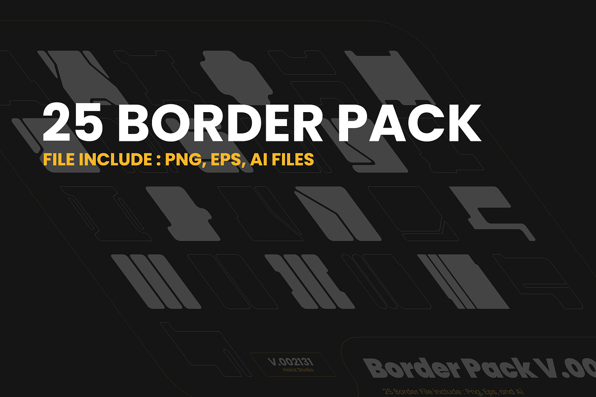 Border Pack v.002131, an Object Graphic by Hainz Studio
