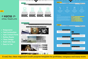 4WOW - Clean And Fun Responsive HTML