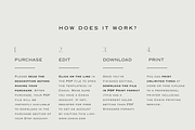 Floral Business Card Template Canva, a Business Card Template by LePosey Studio (Thumbnail 7 of 7)