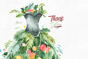 Hello Christmas. Watercolor Kit., a Decorative Illustration by OctopusArtis (Thumbnail 12 of 12)