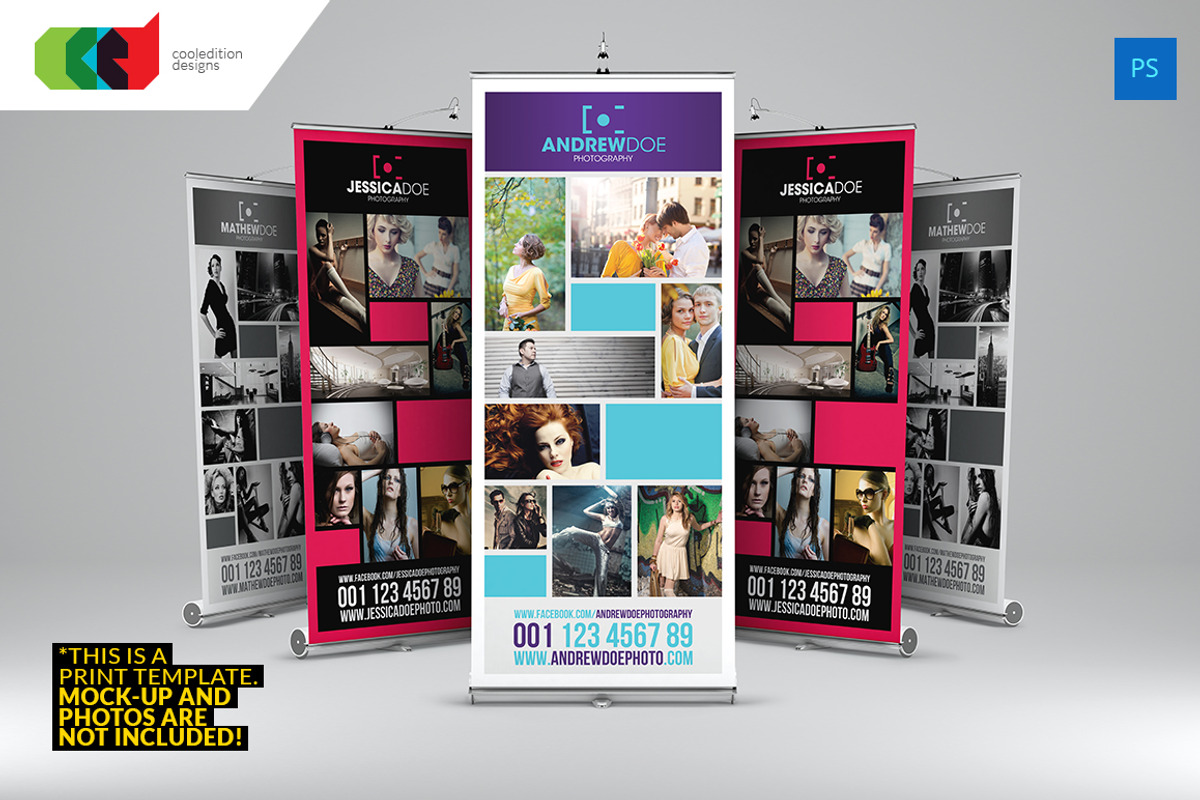 Photography Roll-Up Banner 3, a Flyer Template by Cooledition (Photo 3 of 4)