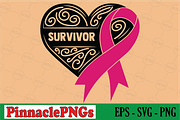 Breast Cancer Survivor, a Seasonal Illustration by Pinnacle PNGs (Thumbnail 1 of 2)