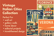 Italian Cities Travel Poster Bundle, an Illustration by rarrarorro (Thumbnail 4 of 5)
