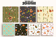 Thanksgiving Patterns & Elements, an Animal Illustration by FaliushViktoriaArtist (Thumbnail 2 of 14)