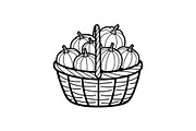 50 Woven Basket Vector Bundle, an Illustration by Designs_River (Thumbnail 29 of 51)