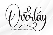 Overlay | Script Font, a Handwritten Font by Scratchones (Thumbnail 1 of 9)