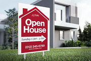 Open House Sign Template, a Flyer Template by BrandPacks (Thumbnail 2 of 5)