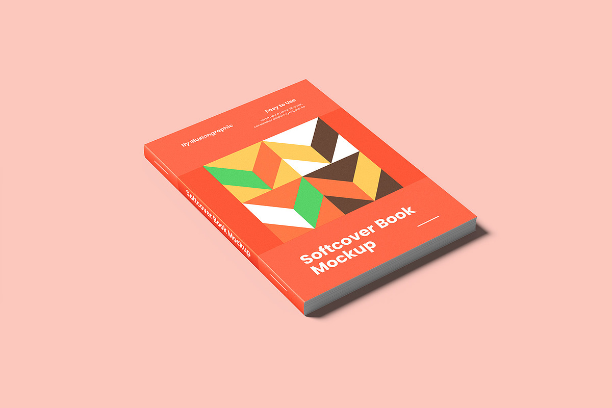 Softcover Book Mockup - 12 views, a Books & Magazine Mockup by Illusiongraphic (Photo 3 of 25)