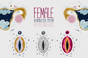 Female reproductive system. Vagina, a Healthcare Illustration by Chikovnaya (Thumbnail 1 of 7)