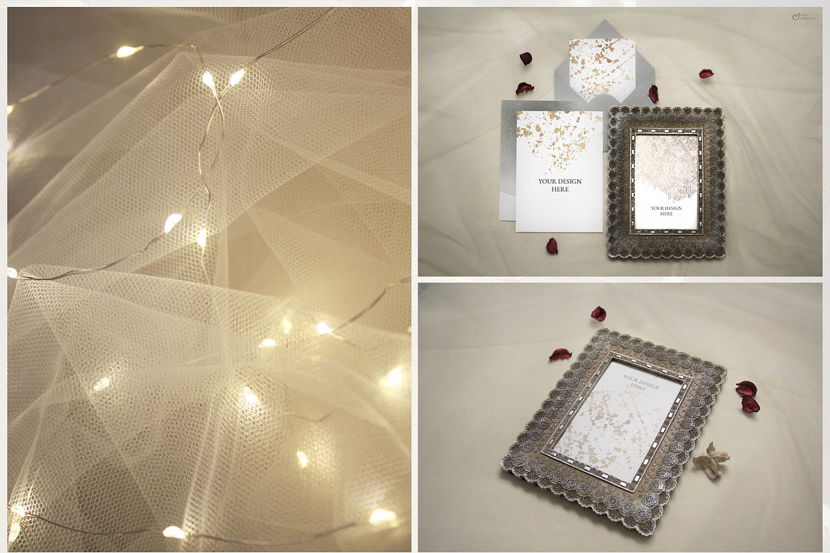 Christmas card mockups & Photos, a Print Template by ollalya (Photo 6 of 8)