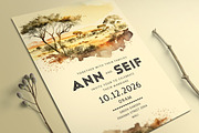 African wedding invitation set, an Invitation Template by Aarley Kaiven (Thumbnail 4 of 4)