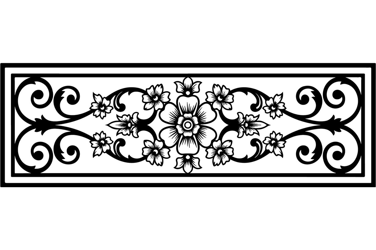 Vintage Ornamental Panel Frame, a Decorative Illustration by Designer_Momina (Photo 4 of 21)