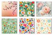 Happy Mother's Day Digital Papers, an Illustration by SinaCreation (Thumbnail 2 of 8)
