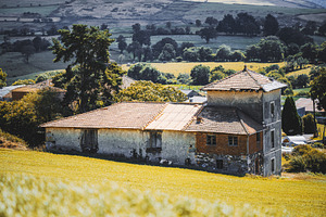 Rustic house in green hills, an Architecture Photo by SkyNext