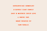TC Rambler - Big & Bold Brush Font, a Handwritten Font by Tom Chalky (Thumbnail 2 of 9)