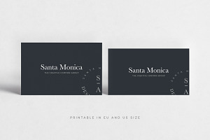 Santa Monica Business Card