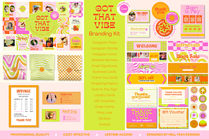 Ultimate Funky Branding Kit, a Branding & Logo Template by Hell Yeah Designs