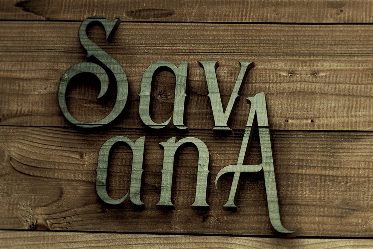 Savana - Display Font preview 5