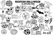 Western Halloween Clipart & Patterns, a Graphic by Brush Lab (Thumbnail 5 of 7)